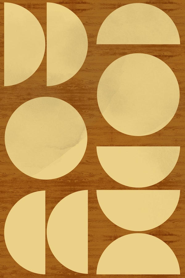 Rough Wood Mid-Century