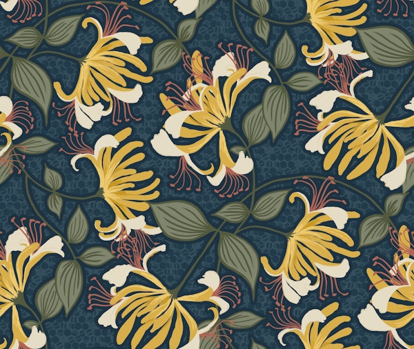 Golden Honeysuckle Trailing Floral