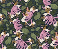 Orchid Pink Honeysuckle Trailing Floral papiers peint