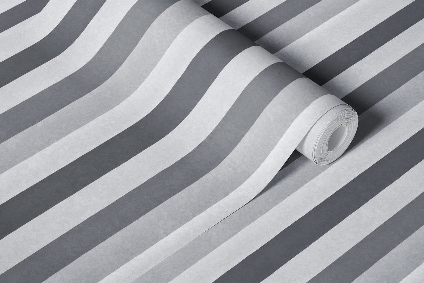 Whimsy Velvet Style Stripes Vertical Grey wallpaper roll