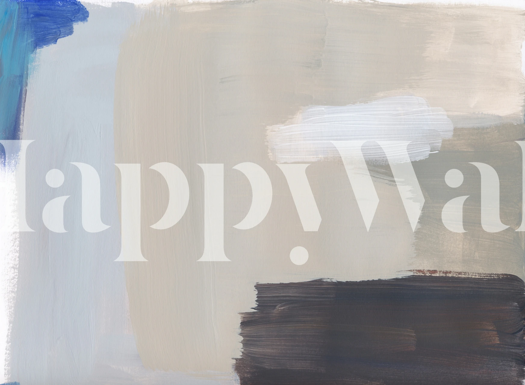 Bright Abstract 4 wallpaper in a room