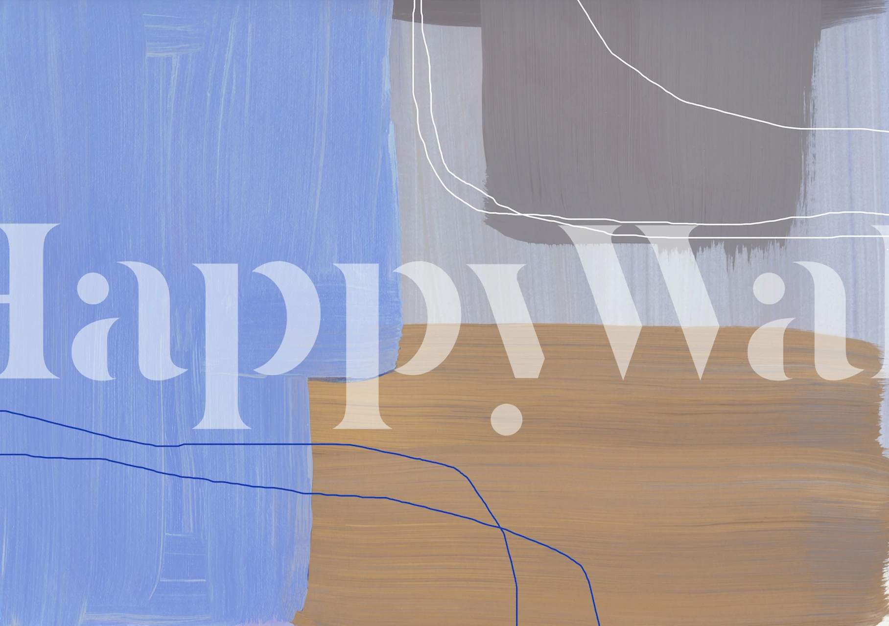 Šarena apstraktna pozadina u sobi