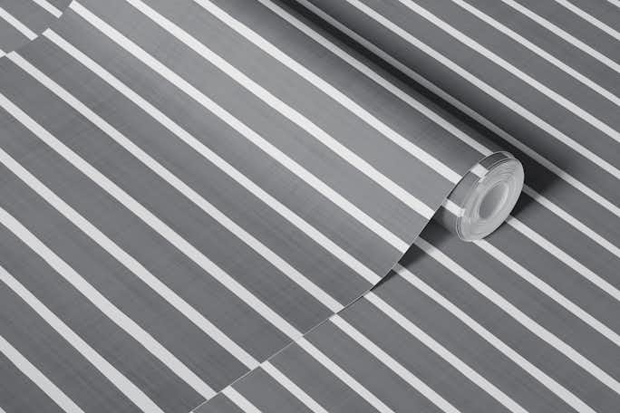 Grey Pin Stripes Elegant Linen Stylewallpaper roll