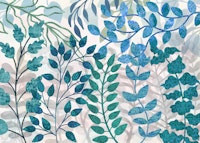 Leaves Design Art 1 carta da parati