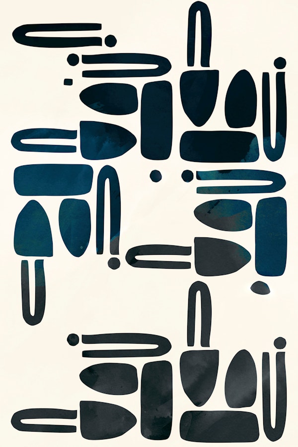 Mid-Century Watercolor