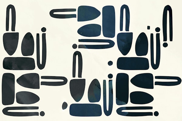 Mid Century Cutout Pattern