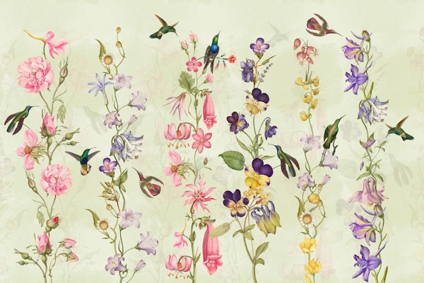 Nostalgic Romantic Vintage Flower Meadow 2