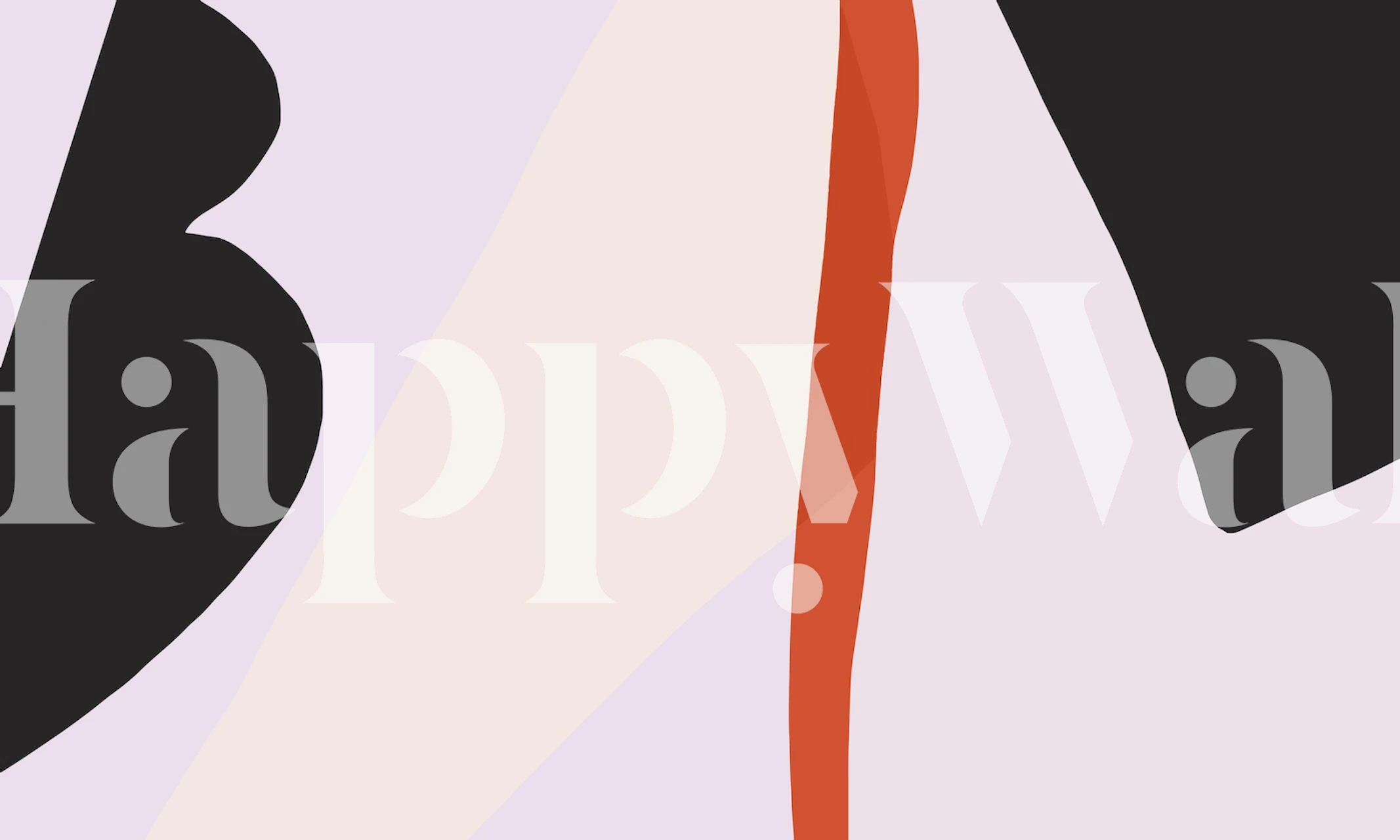 Abstract geometric shapes in soft pastel colors wallpaper