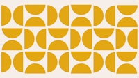 Yellow Bauhaus wallpaper
