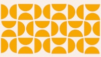Yellow Bauhaus wallpaper