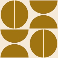 Brown Bauhaus tapete