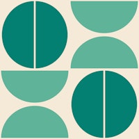 Peacock Bauhaus tapete