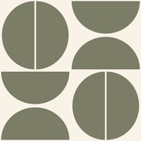 Green Bauhaus tapete