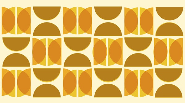Golden Bauhaus Cutouts