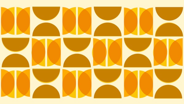 Golden Bauhaus Cutouts