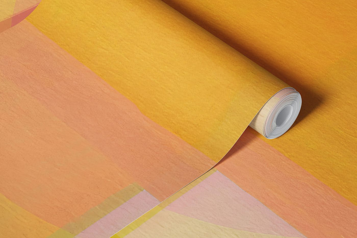 Pastel Bauhaus wallpaper roll