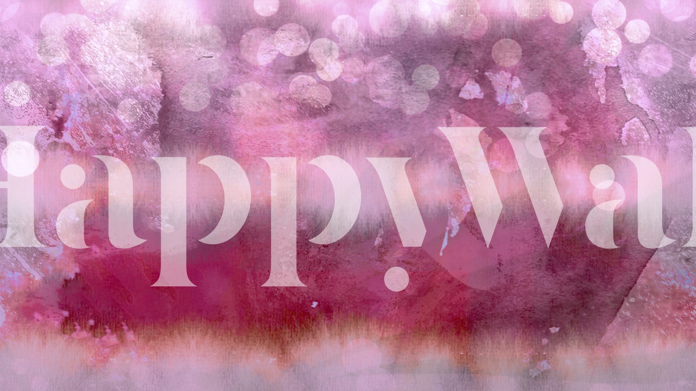 Warm abstract art wallpaper displayed in a room