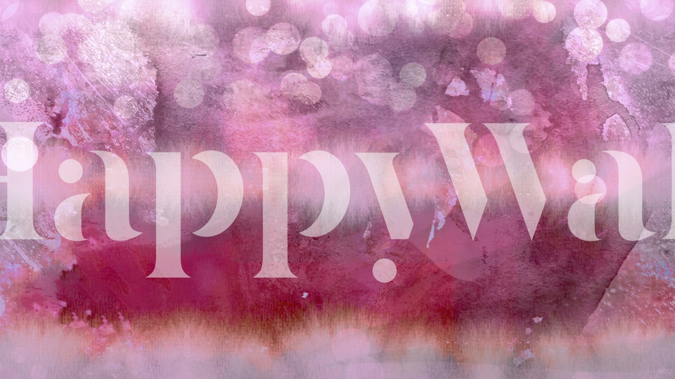 Warm abstract art wallpaper displayed in a room