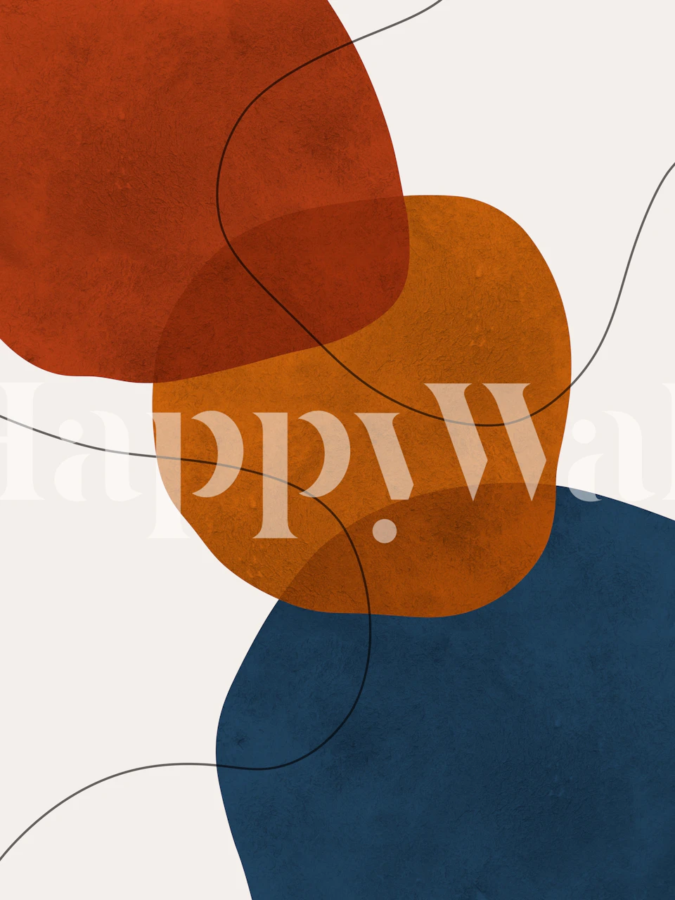 Dizajn zidnih obloga Abstract and expressionist