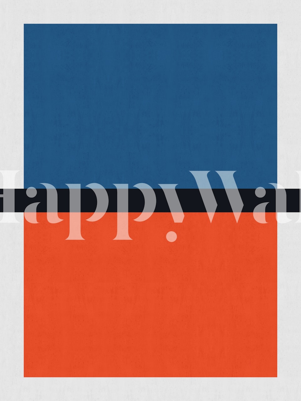 Blue and red art tapeta v místnosti