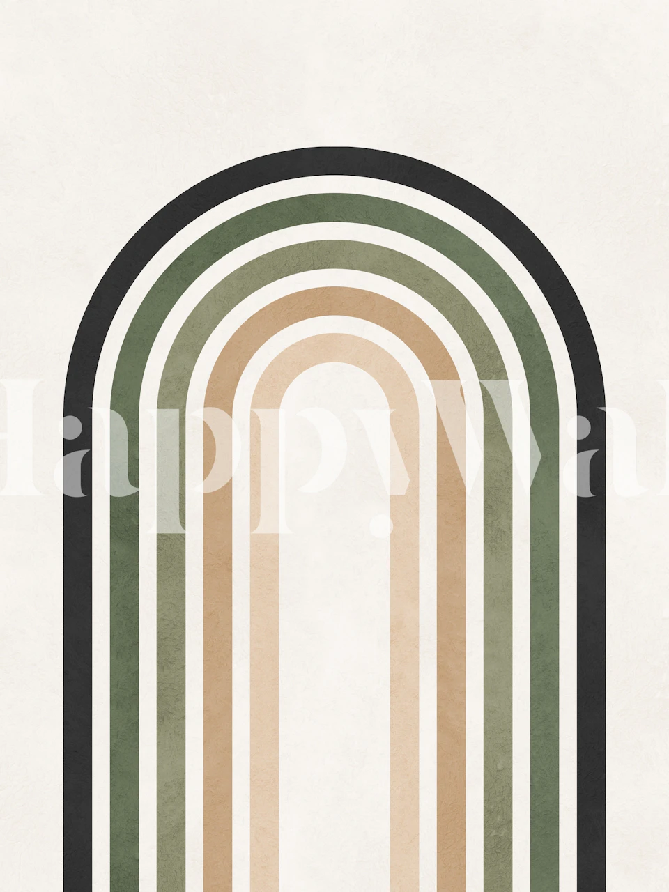 Tapeta Expressive lines w pokoju