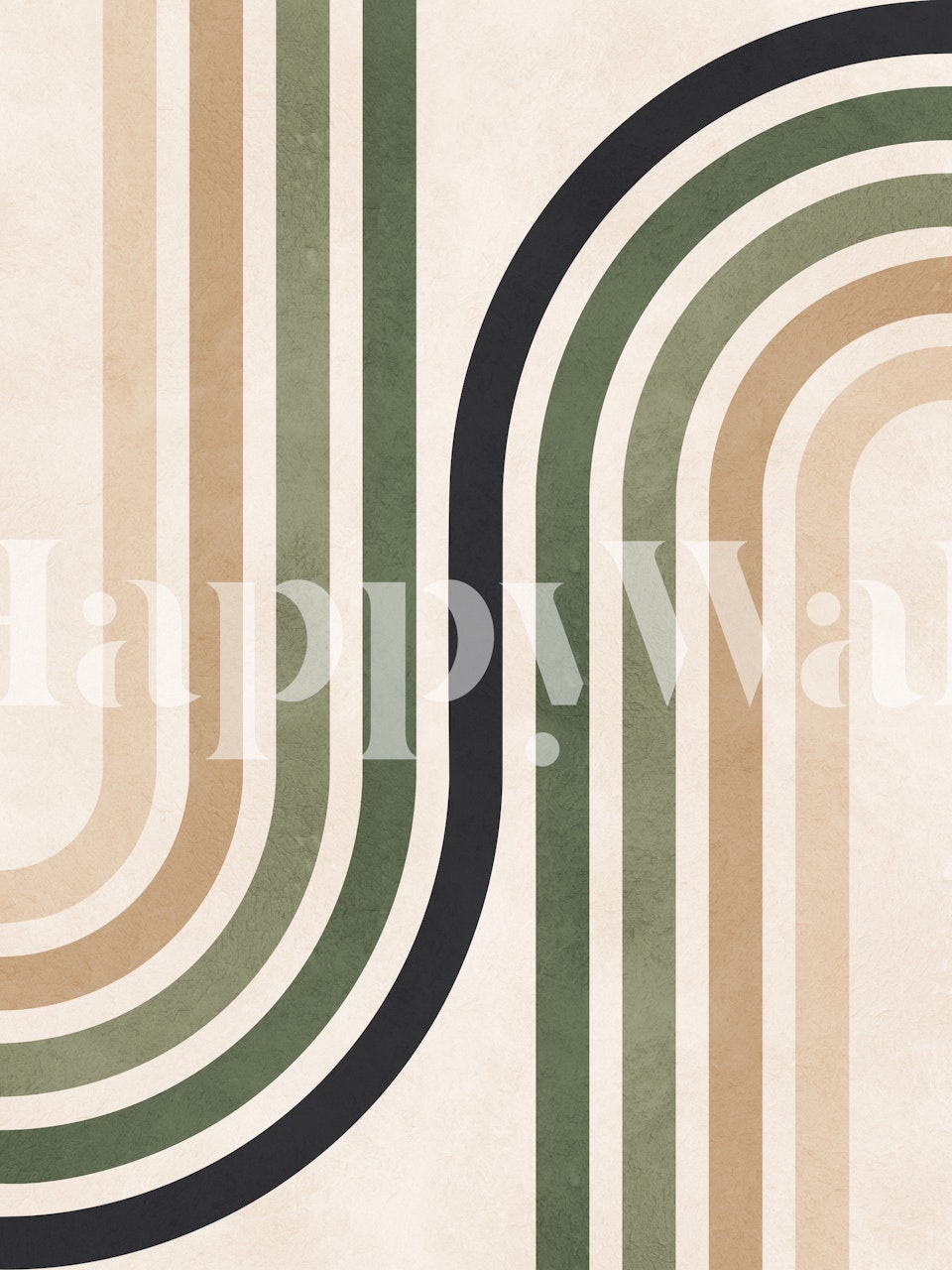 Lines and circles 08 papel pintado en una habitación