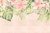 Morning Glory In Exotic Paradise tapet