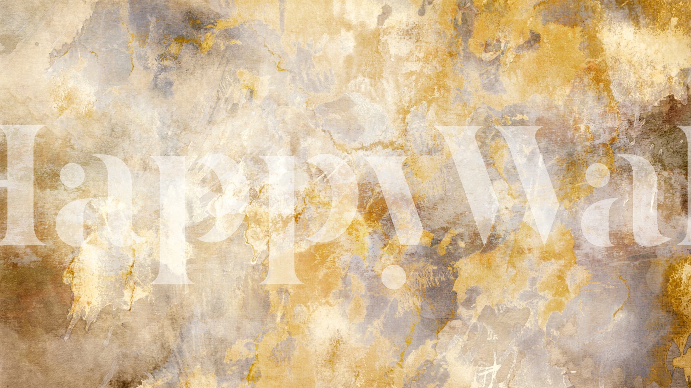 Golden Stone wallpaper displayed in a room