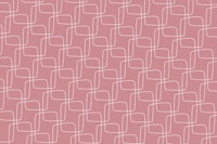 Retro pattern - Soft pink ταπετσαρία