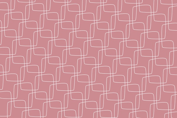Retro pattern - Soft pink