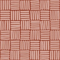 Basketweave on Brick Red - Large tapety