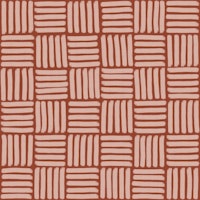 Basketweave on Brick Red - Small tapety