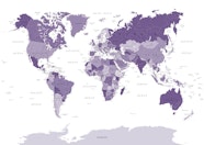 Purple World Map Wallpaper For Walls Purple World Map Wallpaper For Walls