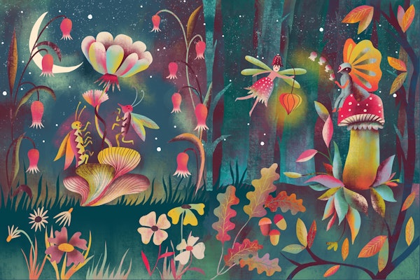 little magical midnight forest