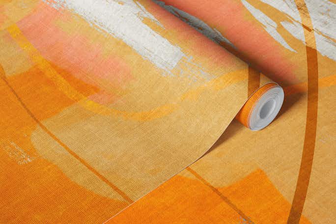modern abstraction paintedwallpaper roll