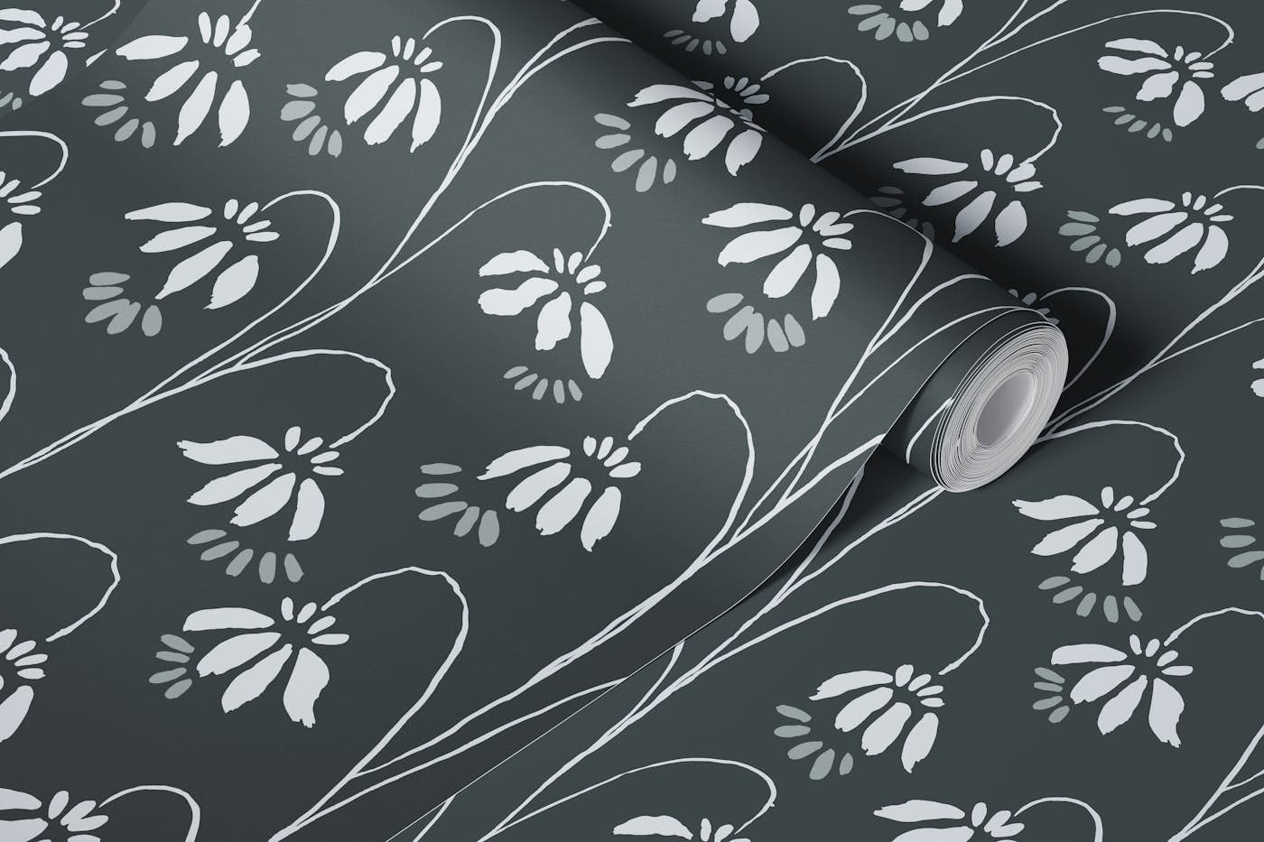 Woodland Floral Snowdrop wallpaper roll