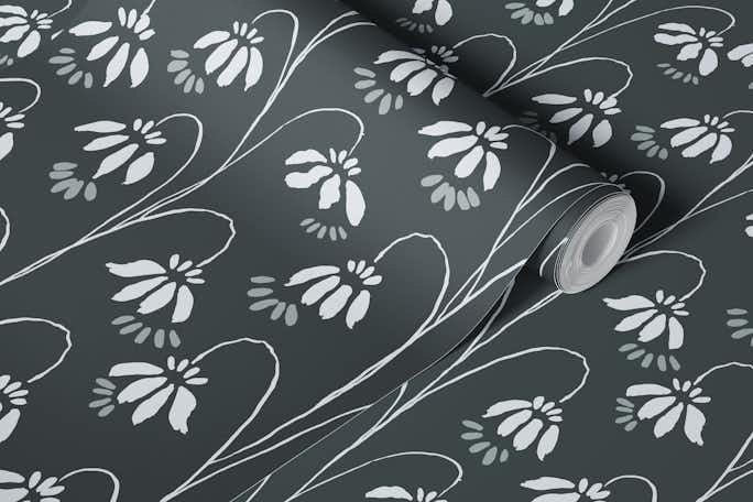 Woodland Floral Snowdropwallpaper roll