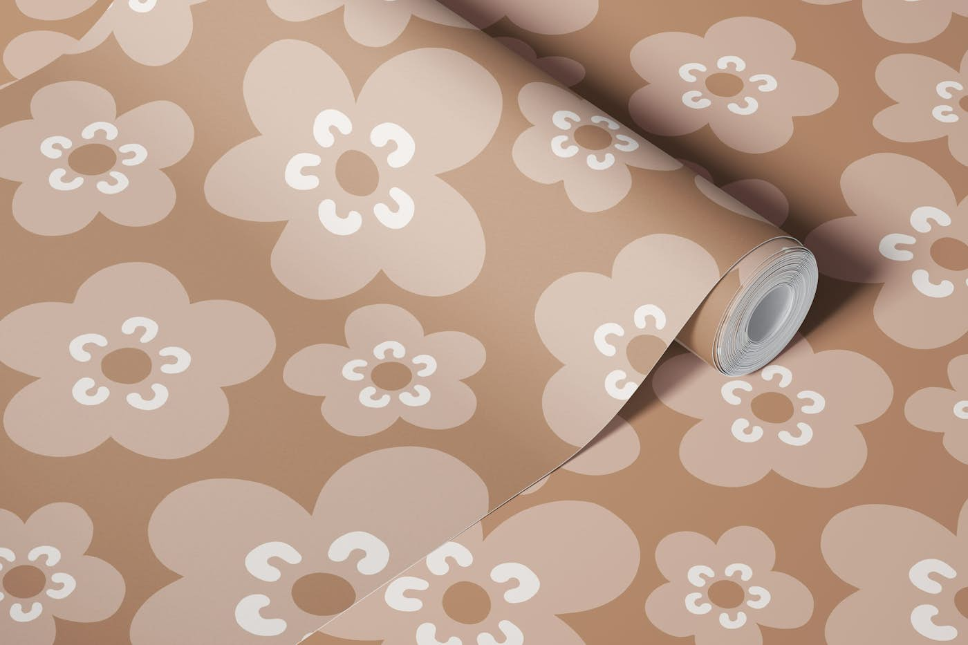 Mimi Scandi Flowers - Earthy 3 wallpaper roll