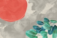 Mid Century Sunrise Jungle tapete