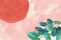 Warm Mid Century Sunrise Cosmos tapete