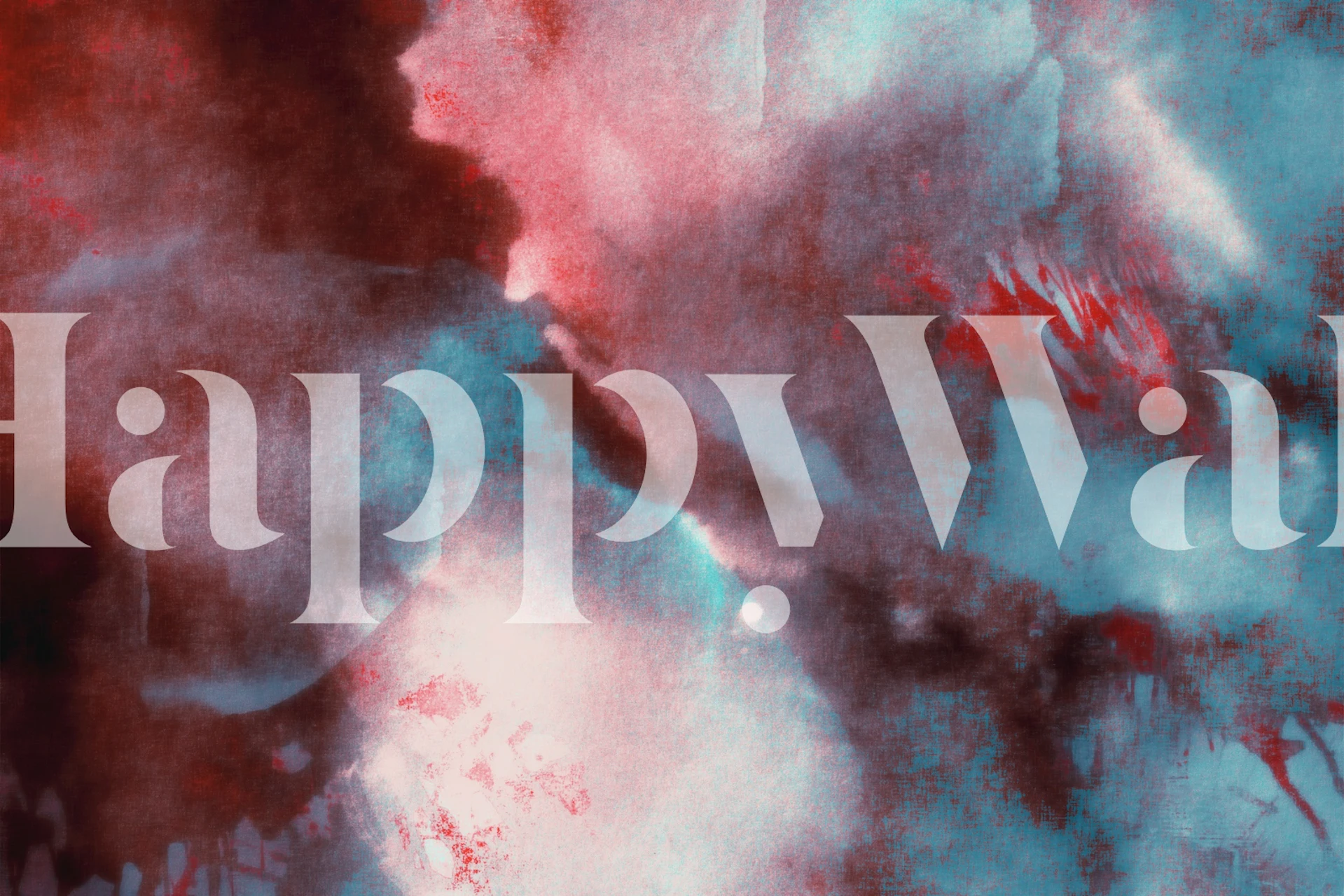 Sunrise Flower behang in een kamer