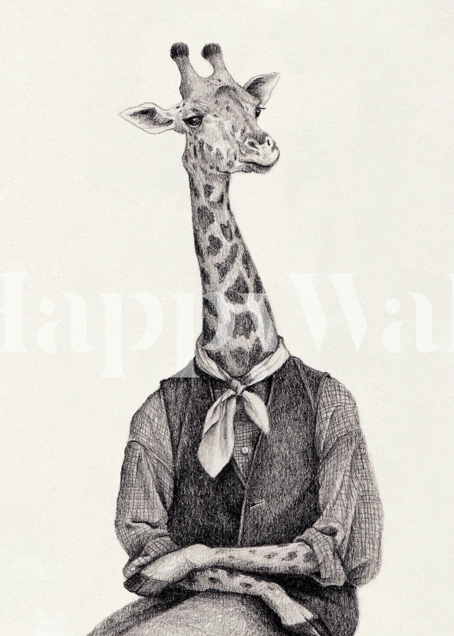 Long Legacy wallpaper in a stylish room