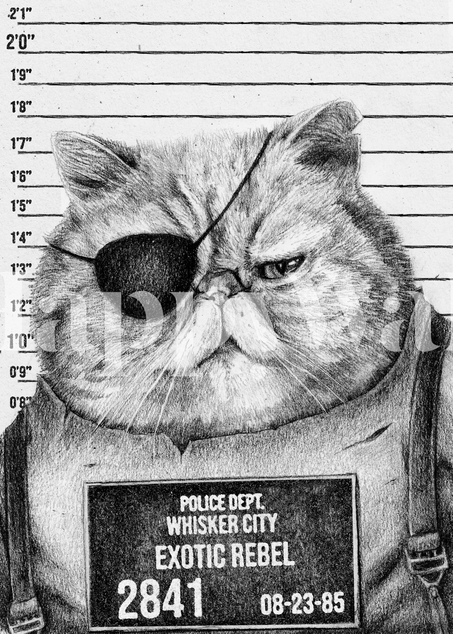 Carta da parati Exotic Rebel mostrata in una stanza