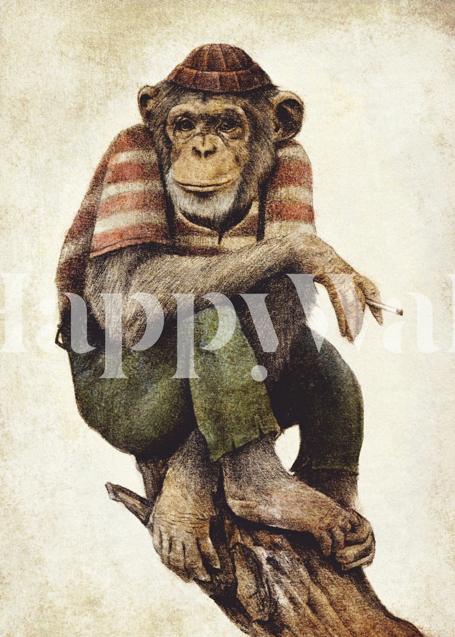 Smoke and Chill II tapet i et stilig rom