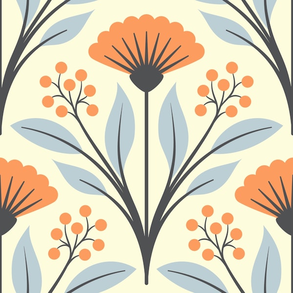 Wildflowers pattern / 0470