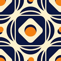 Abstract square tiles pattern (2183) carta da parati