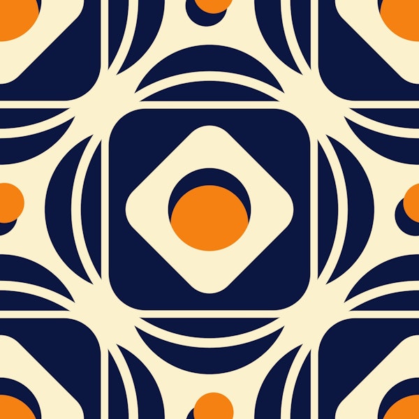 Abstract square tiles pattern (2183)