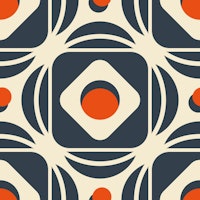 Abstract squares pattern (2184) carta da parati