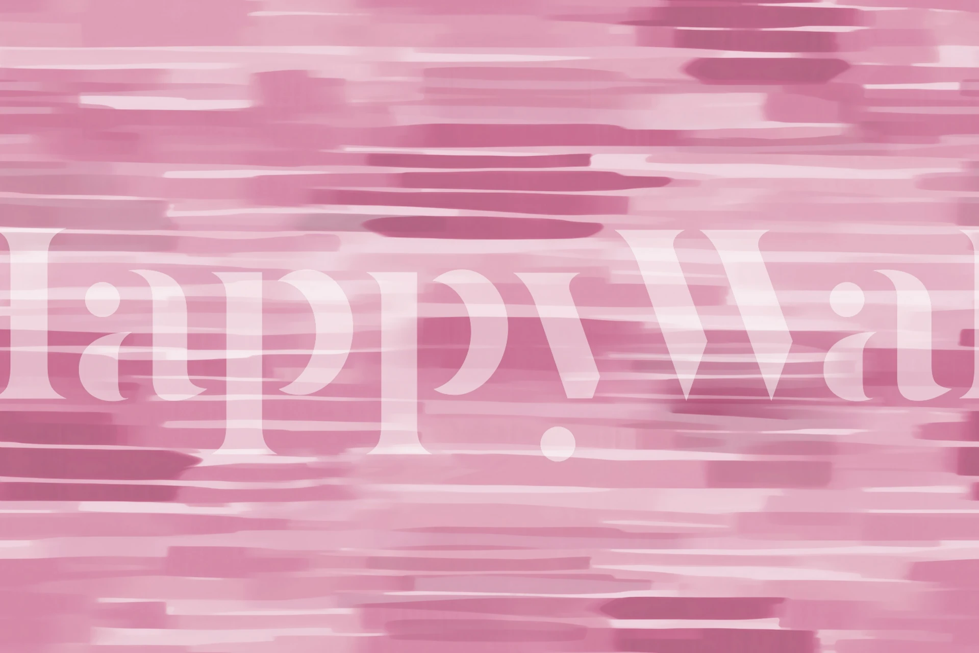 Pastel colored brush strokes wallpaper in a room