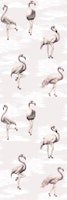 Flamingo Girls in antique pink tapete